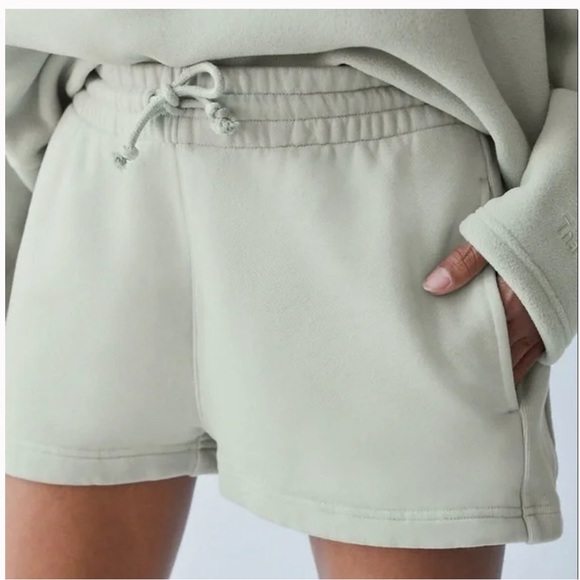 ARITZIA TNA Fleece Boyfriend Shorts Medium *Never Worn* - Picture 5 of 6